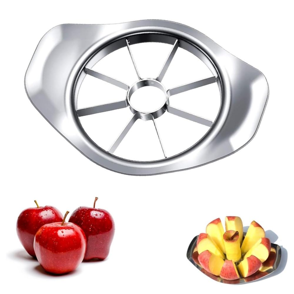 Coupe-pommes en acier inoxydable 8 lames