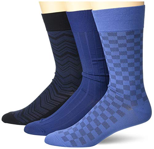 Perry Ellis Men's Portfolio Microfiber Luxury Socks, 3-Pack