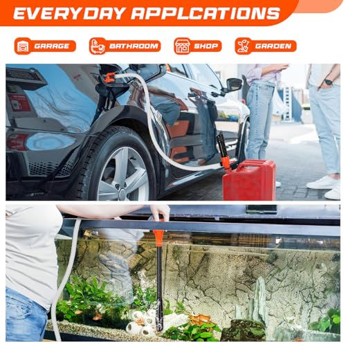 Image of Portable Cordless Fuel Transfer Pump Battery Powered
