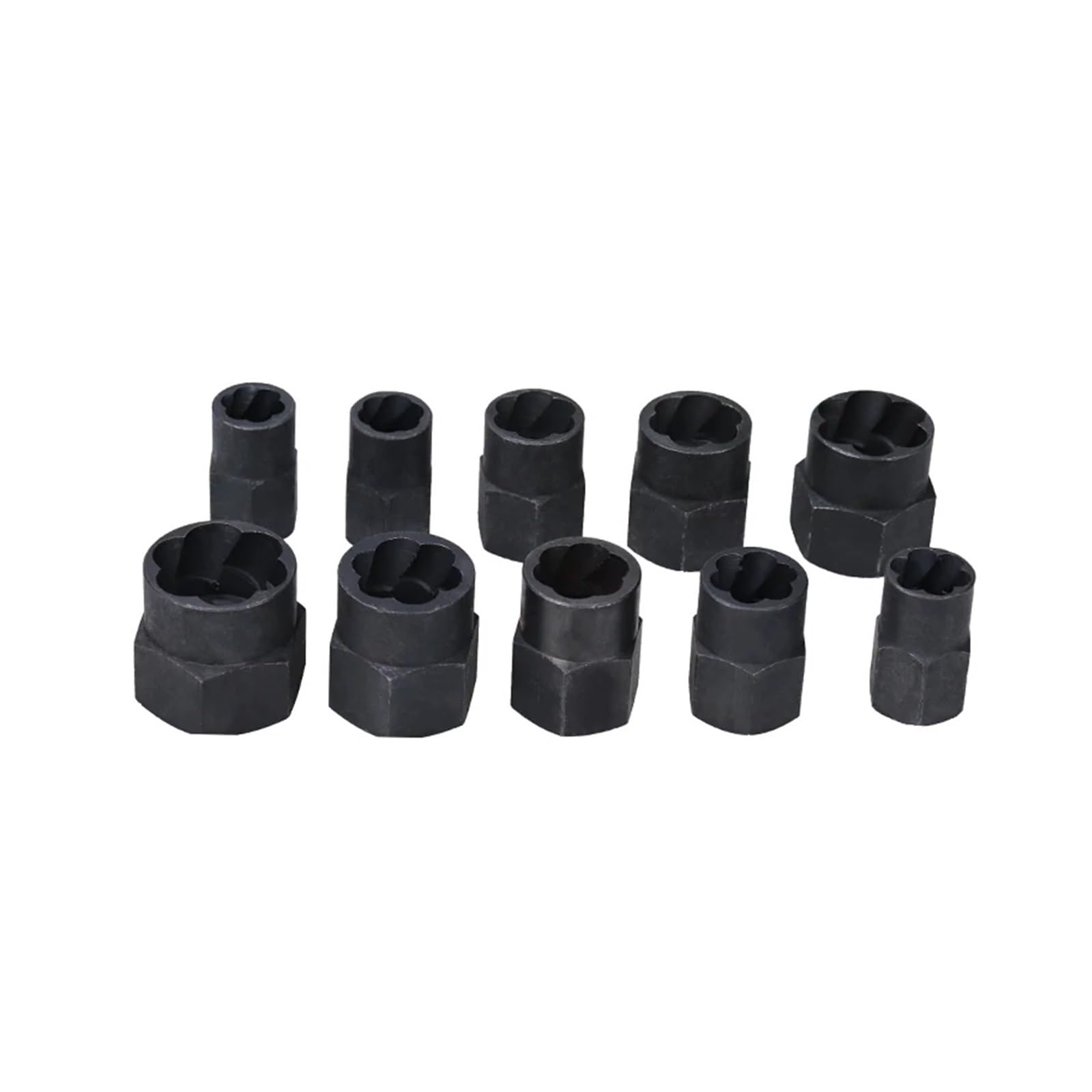 Kit di strumenti per la rimozione dei dadi, 10 pezzi, 3/8", per rimozione di dadi danneggiati e arrotondati