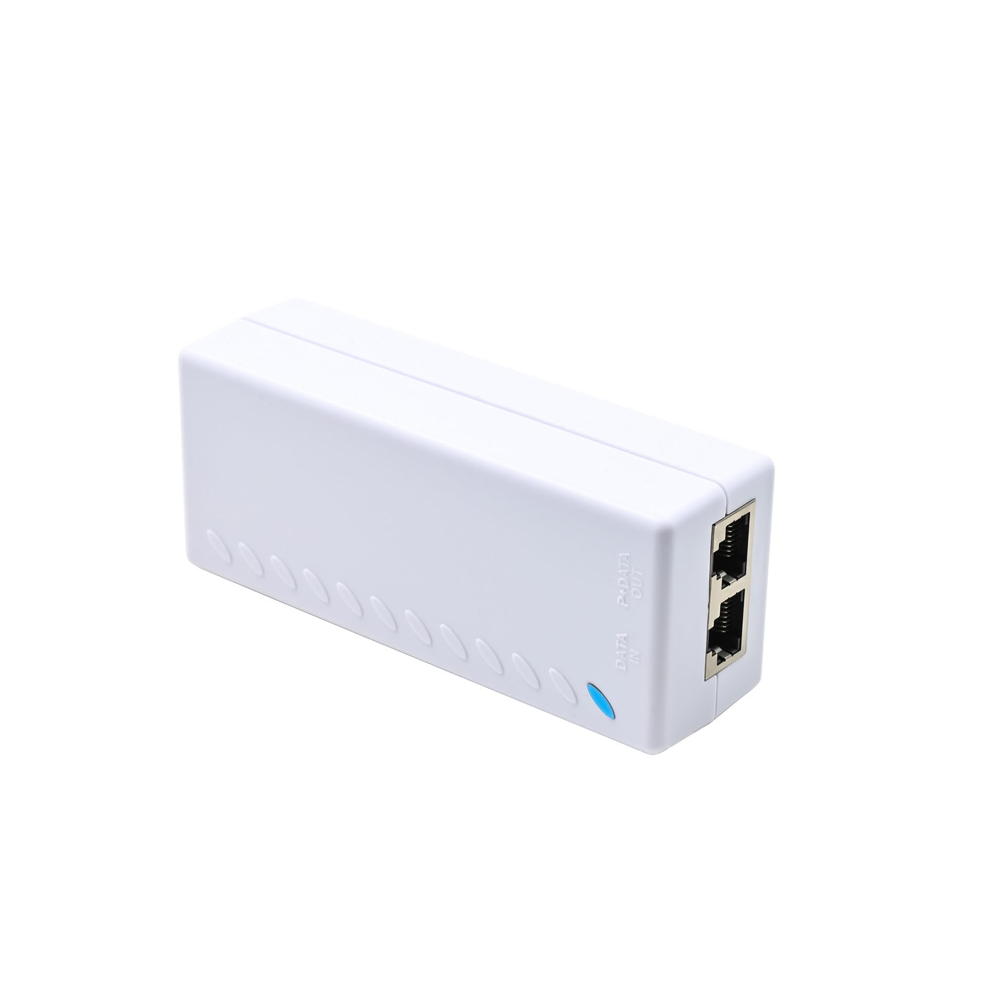 Iniettore PoE+ 10Gbps - Adattatore di rete Powerline, 30W | Compatibile con IEEE 802.3af/at, 15,4 W (PoE) o 30 W (PoE+), fino a 100 m, per fotocamere, punti di accesso e telefoni IP