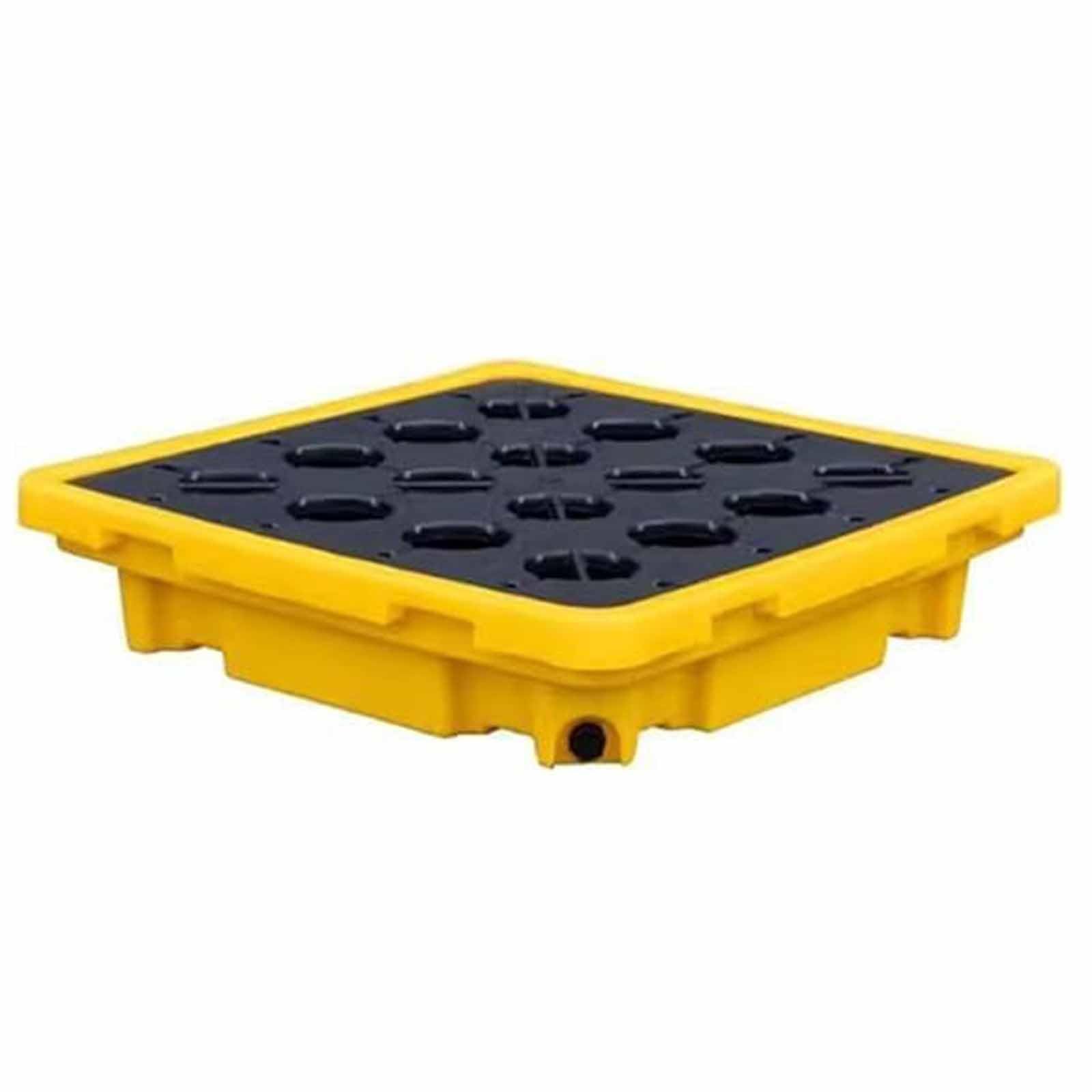 JKJZSALJ Heavy-Duty Spill Platform With Forklift Pockets - Stackable Modular Pallet, 8,000 Lbs Load Capacity, Leakproof Secondary Containment Solution,67x67x15cm