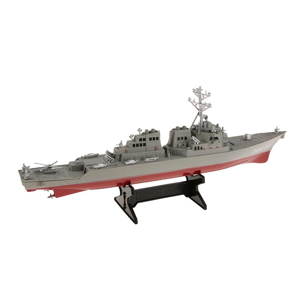 1:350 Scale Plastic Model USS Burke DDG-51 Collectible Gift for Kids and Adults