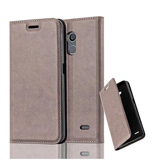 Cadorabo Funda Libro para ZTE Blade V7 Lite en MARRÓN CAFÉ - Cubierta Proteccíon con Cierre Magnético, Tarjetero y Función de Suporte - Etui Case Cover Carcasa