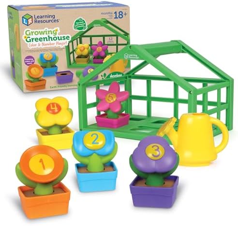Learning Resources Growing Greenhouse Color & Number Playset