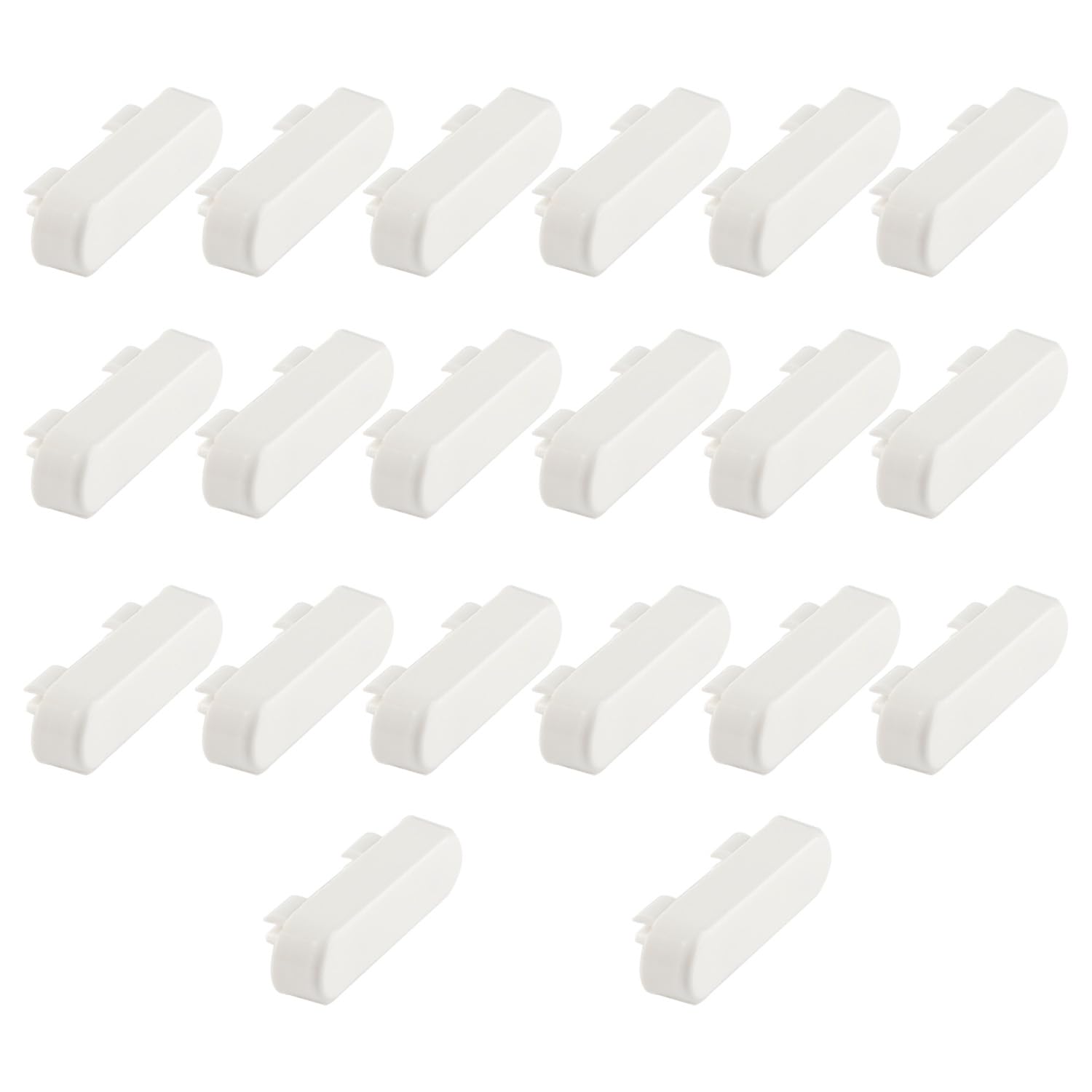 Tabanzhe White 20 Pcs Window Drainage Cover Caps,Plastic Weep Hole Covers Replacement For Upvc Windows,Double Glazing Drain Caps Accessories