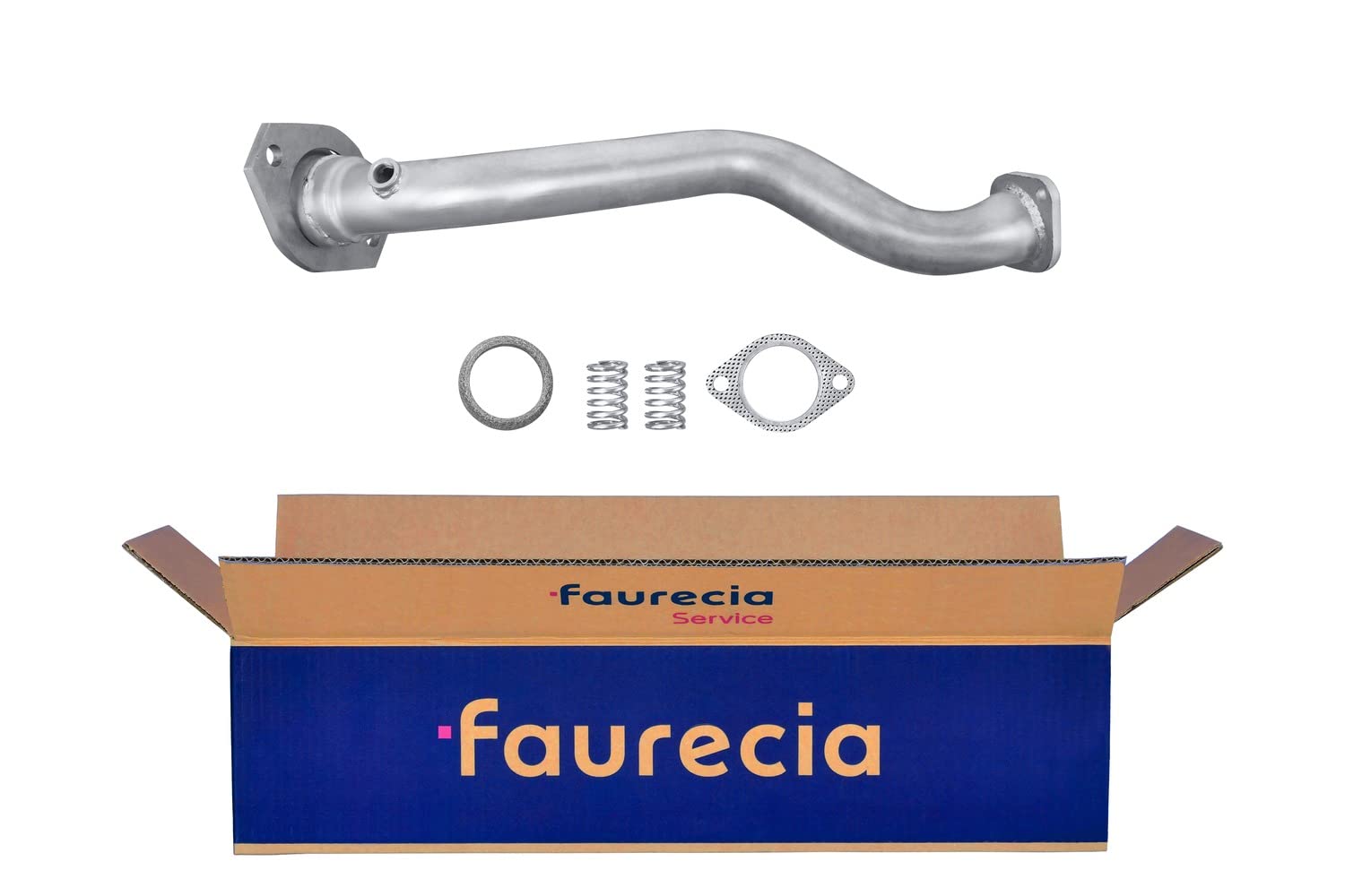 HELLA 8LA 366 006-431 Exhaust Pipe - Easy2Fit Kit - Front - One Piece - Set with Attachments
