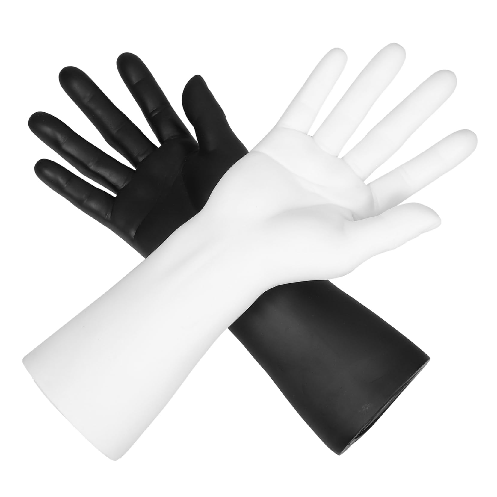 Unomor 2pcs Hand Model Props Bracelets Ring Jewelry Practice Nail Hand Nail Model Hands Hand Statue Practice Hand Display Stand Female Mannequin Hands Holder Hand Mannequin Vinyl