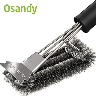 Osandy Grill Brush - Best BBQ Brush for Grill - Bristles Grill Cleaning
