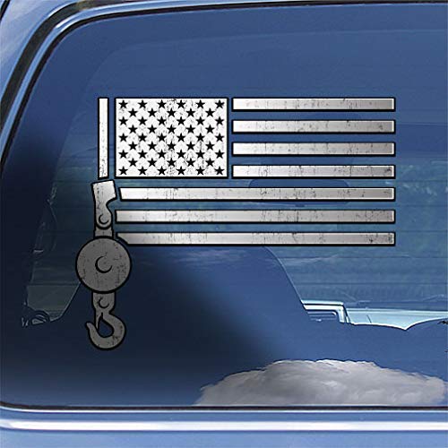Amazon Com Crane Operator American Flag Lifting Hook Decal Sticker Handmade