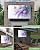 DecorLovee Outdoor TV Cover 80 to 85 Inches Weatherproof & Waterproof, Lavender Outdoor TV Enclosure with Remote Control Pocket, Watercolor Purple White Floral Botanical Butterfly TV Screen Protectors