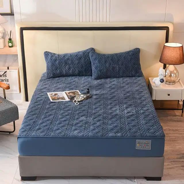 Colchón Topper Cubre de Terciopelo