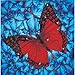 DIAMOND DOTZ Flutterby Red Diamond Painting Kits for Adults - Diamond Art Kits a Relaxing Creative Craft Kit with Dotz Gems 12x12