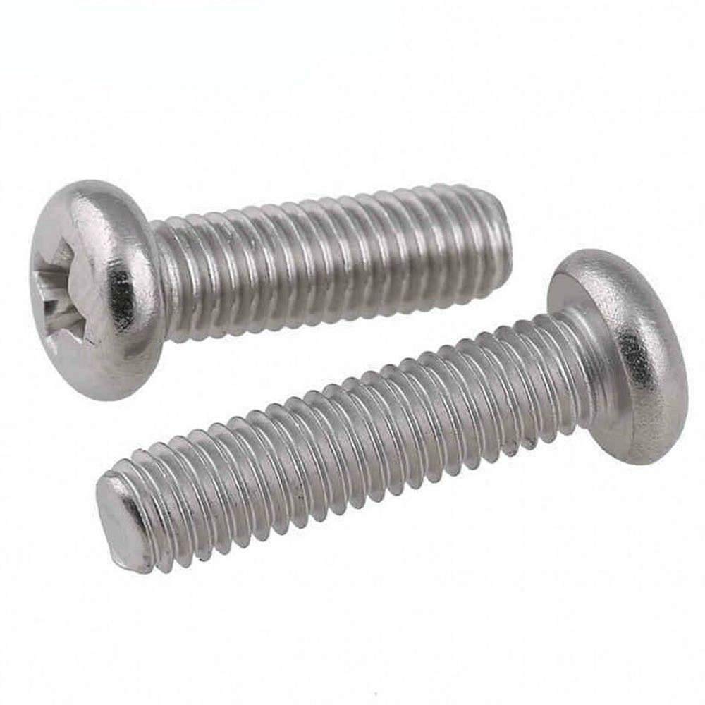 Viti Testa Padella Acciaio Inox 304 Phillips Filettatura Sinistra M3 M4 M5 M6 - QuarkMRO