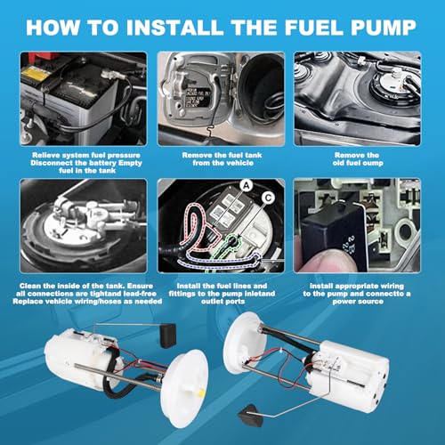 OTO-K Electric Fuel Pump Module Assembly Compatible with Honda CR-V 2015-2016 L4 2.4L Gas,Replace#17045T1WA00 17052T0A000 by OTO-KAUTOPARTS - Used condition - Image 8