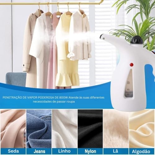 Passadeira A Vapor Passa Roupa Portátil 4 Escovas 110V