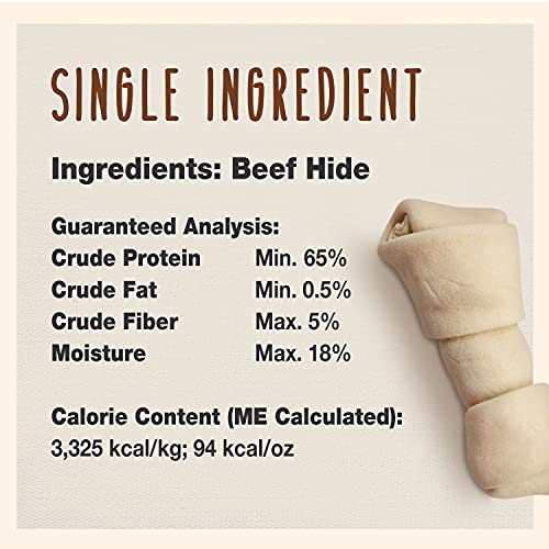 Cadet Premium Grade Beef Hide For Dogs, Rawhide Long Lasting Dog Chews, Chips, Curls & Rolls For Small/Medium/Large Dogs #TOP2