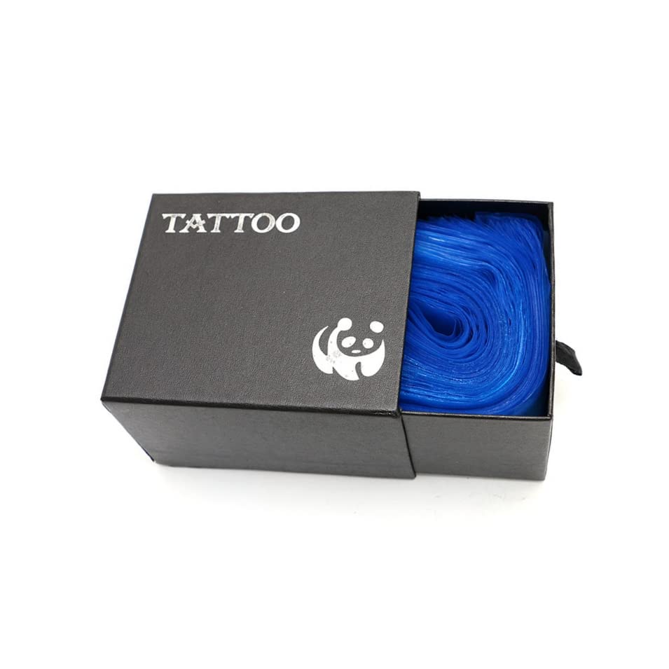 Clip Cord Covers,One Box of 100PCS Plastic Blue Clip Cord Sleeves,Clip Cord Covers for Supply(Blue)