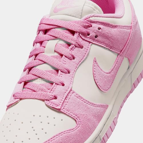 Dunk Low Next Nature Womens Lifestyle Shoes (Sail/Pink Rise/Sail) (HJ7673-101, Pink/White)3