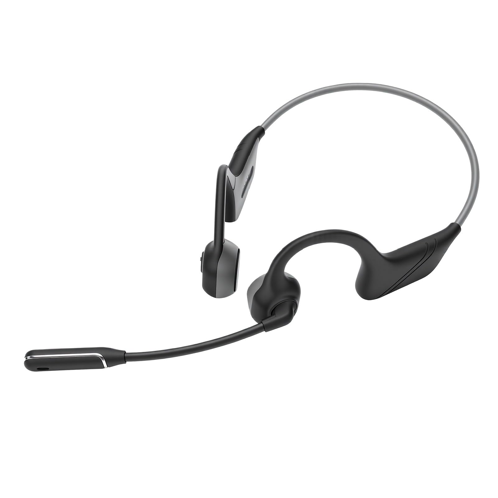 Elprico Casque à Conduction Osseuse, Design avec Double Microphone