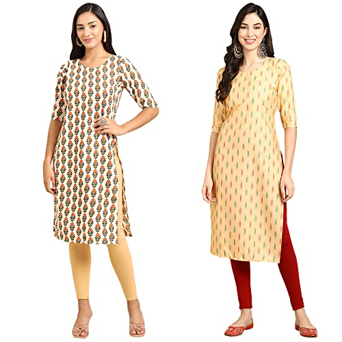 Image of Pinkmint Women's Crepe Regular Kurta