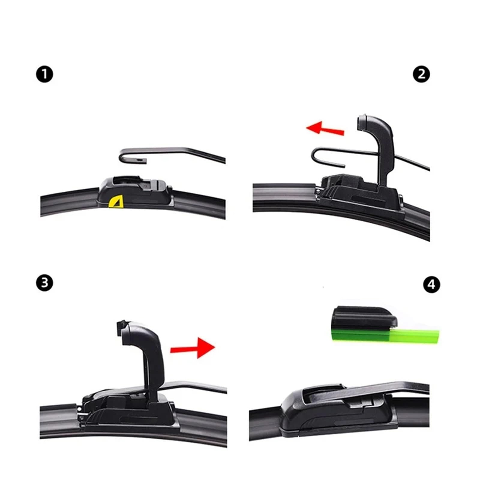 Limpiaparabrisas Delantero Para Coche Compatible Con Hyundai Para I30 2007-2010 Limpiaparabrisas De Coche Limpiaparabrisas Sin Hueso De Goma Suave Para Tipo U Automotriz Silencioso HD 24"+18"