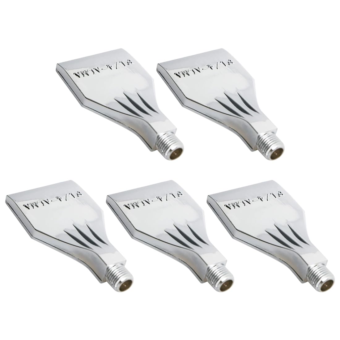Jnchdghwa As Shown F1/4-Alma Aluminum Alloy Air Knifes Drying Nozzle Flat Jet Nozzle Wind Blowing Jet Sandblasting