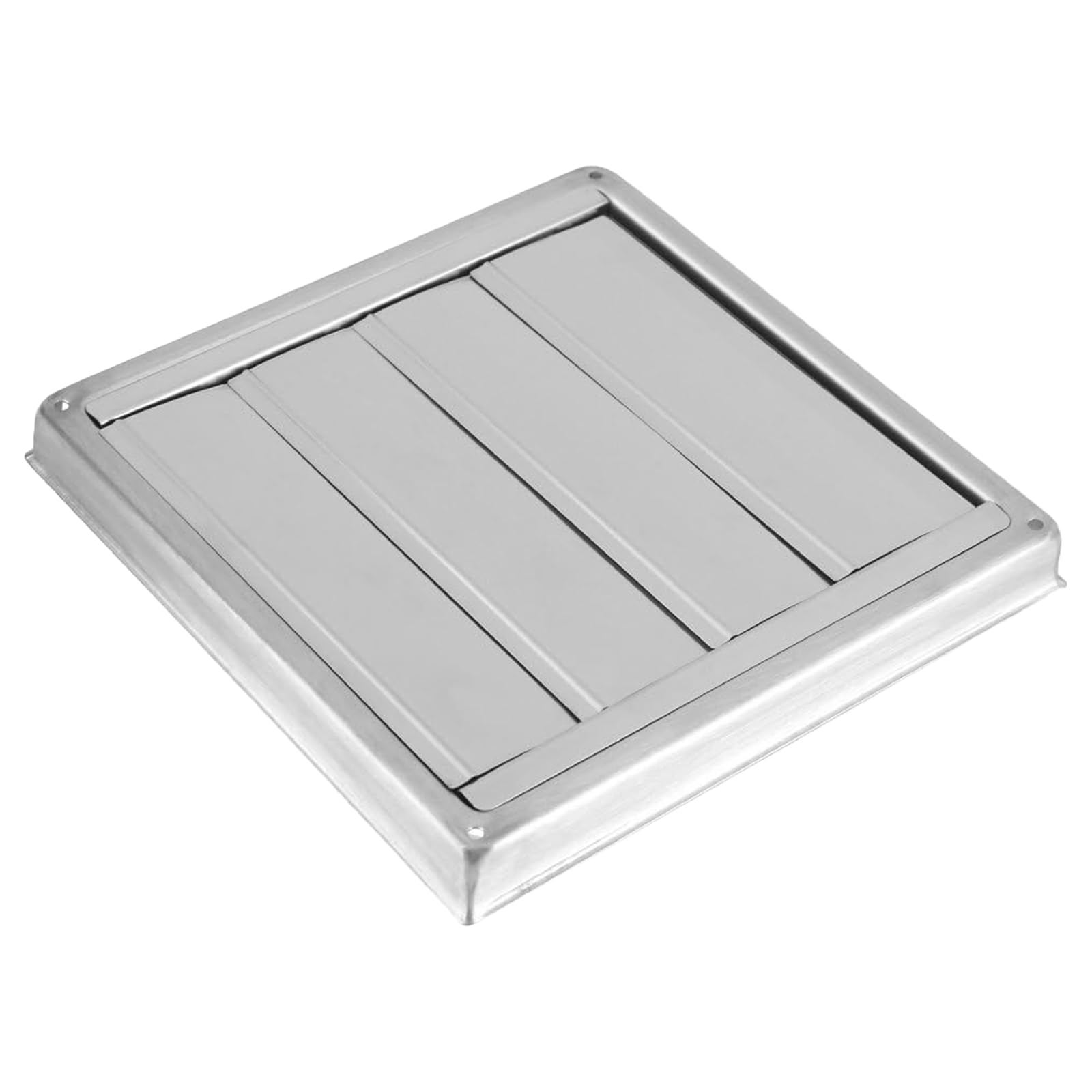 Steel Louvered Vent Grille Wall Mounting Steel Vent with Draft Stop Metal Ventilation Grills for Efficient Airflows Louvered Air
