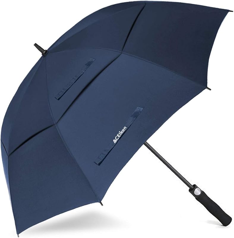 ACEIken Golf Umbrella Windproof Large 62/68/72 Inch Double Canopy for Rain