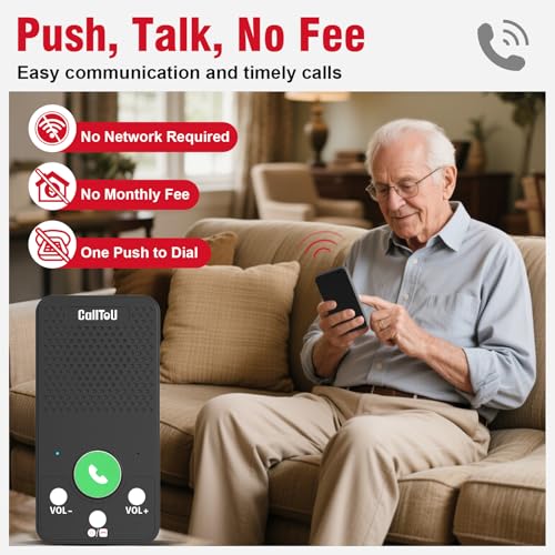 image for CallToU Full Duplex Intercoms Wireless for Home for Seniors & Caregive
