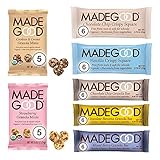 MadeGood Healthy Snacks Variety Pack, 40 Ct - Organic Assortment of Granola Bars, Granola Mini Snack Packs, Crispy Squares; Individually Wrapped Snacks
