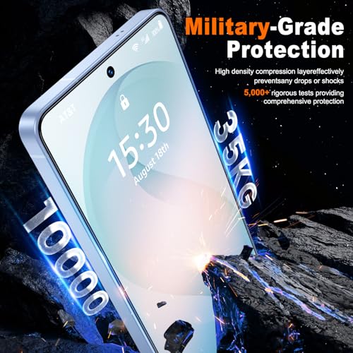 Image of UniqueMe for S26 Plus Matte Screen Protector - 2 PACK Tempered Glass for Samsung Galaxy S26 Plus,[Anti-Glare & Anti-Fingerprint] Fingerprint Unlocking,Easy Installation,Bubble-Free,9H Hardness