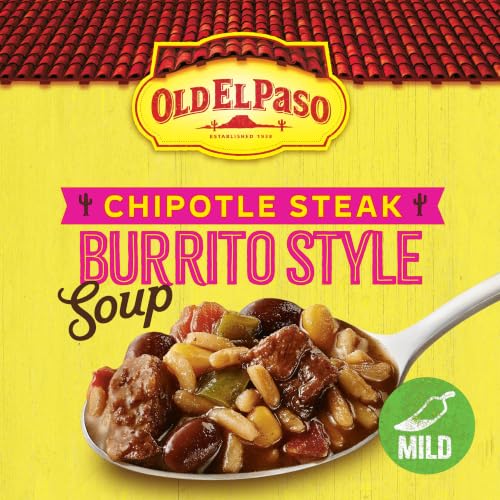 Image of Old El Paso Chipotle Steak Burrito Style Soup, Mild, Gluten Free, 18.5 oz