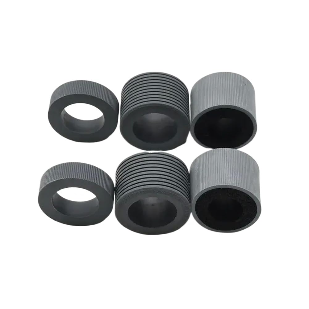 Walzen Set Bremswalze Trennwalze Reifen Gummi Kompatibel Mit Fi-6400 Fi-6800 PA03575-K011 PA03575-K012 PA03575-K013