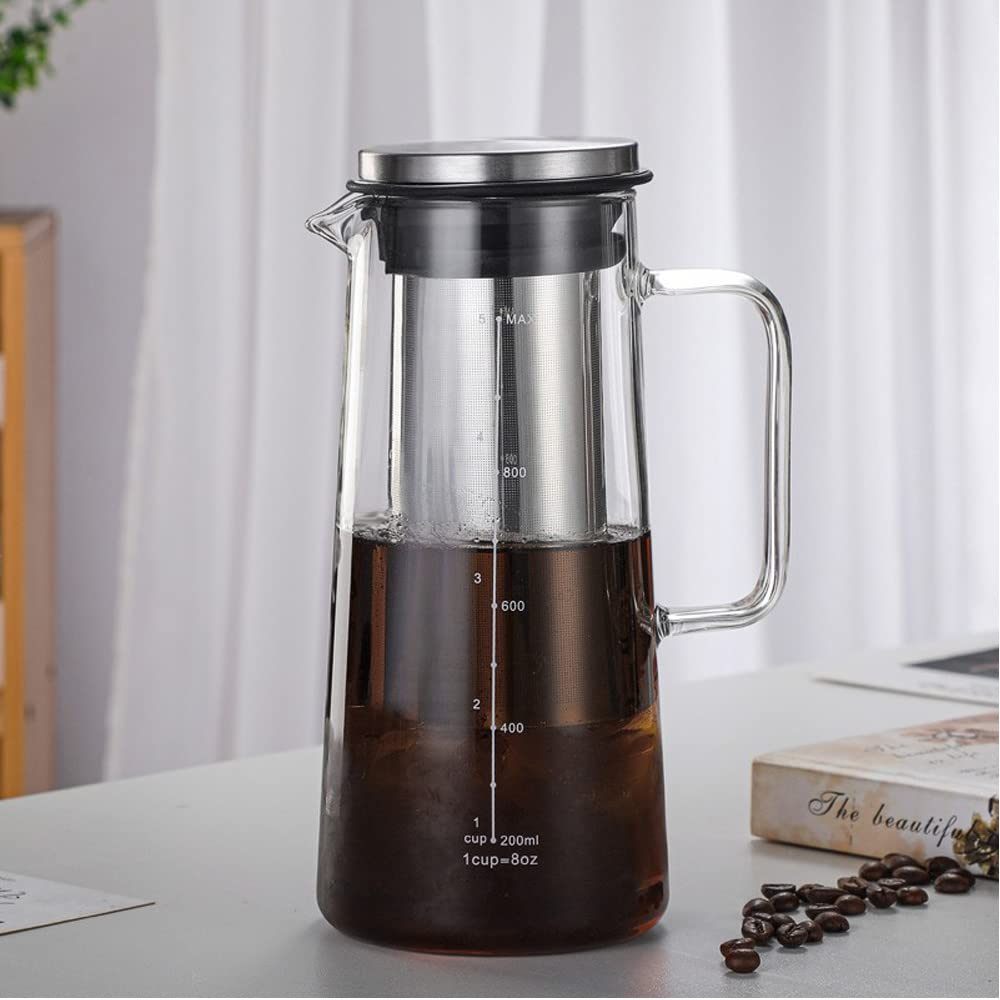 Baffect brocca acqua vetro, Brocca in Vetro Borosilicato Alto con