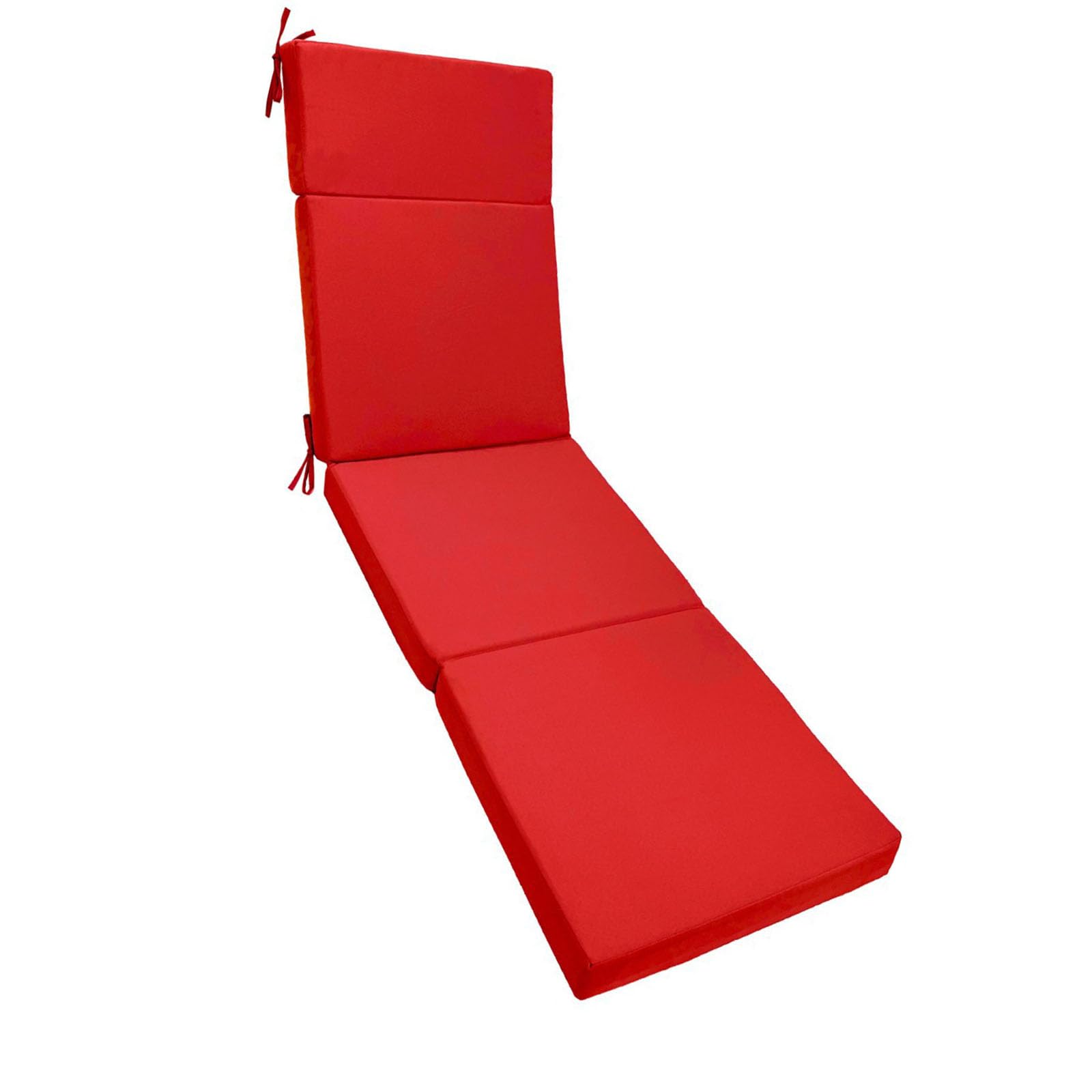 Whoasyst Washable Sunbathing Cushion with Protective and Nonslip Tie for on Most Recliners Removable Washable Reception Chair Pad