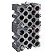 Produktbild Unbekannt Weinregal/Flaschenregal Stone, Kunststoff, 2er-Set für 30 Flaschen, stabelbar/erweiterbar - H 86 x B 50 x T 26 cm