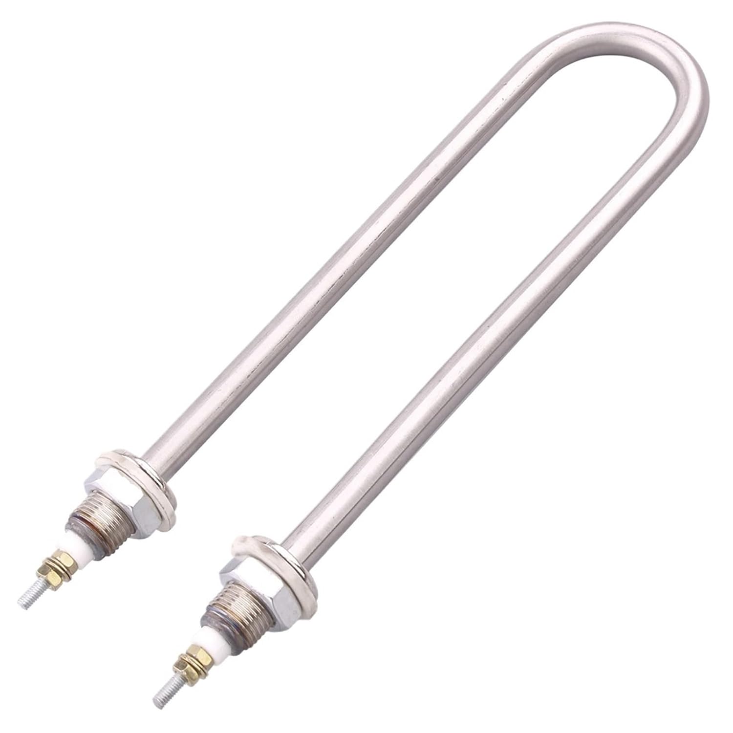 U Shape Heating Element 220v Electric Tubular Immersion Heater U Type Heating Pipe 380v Thread M16 M18 1KW/1.5KW/2KW/3KW/4KW