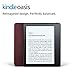 Kindle Oasis E-reader with Leather Charging Cover - Merlot, 6