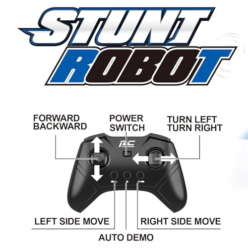 Image of Magicwand Drift Stunt Programmable Gesture Sensing Dancing & Walking Robot for Kids with Lights【White or Black】