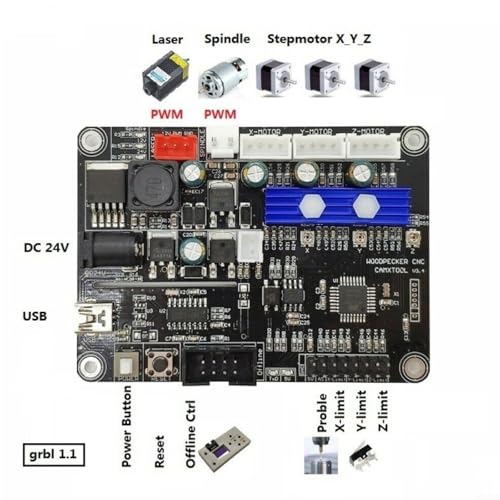 Machine de gravure 3018 PRO carte de commande CNC USB GRBL 1.1F