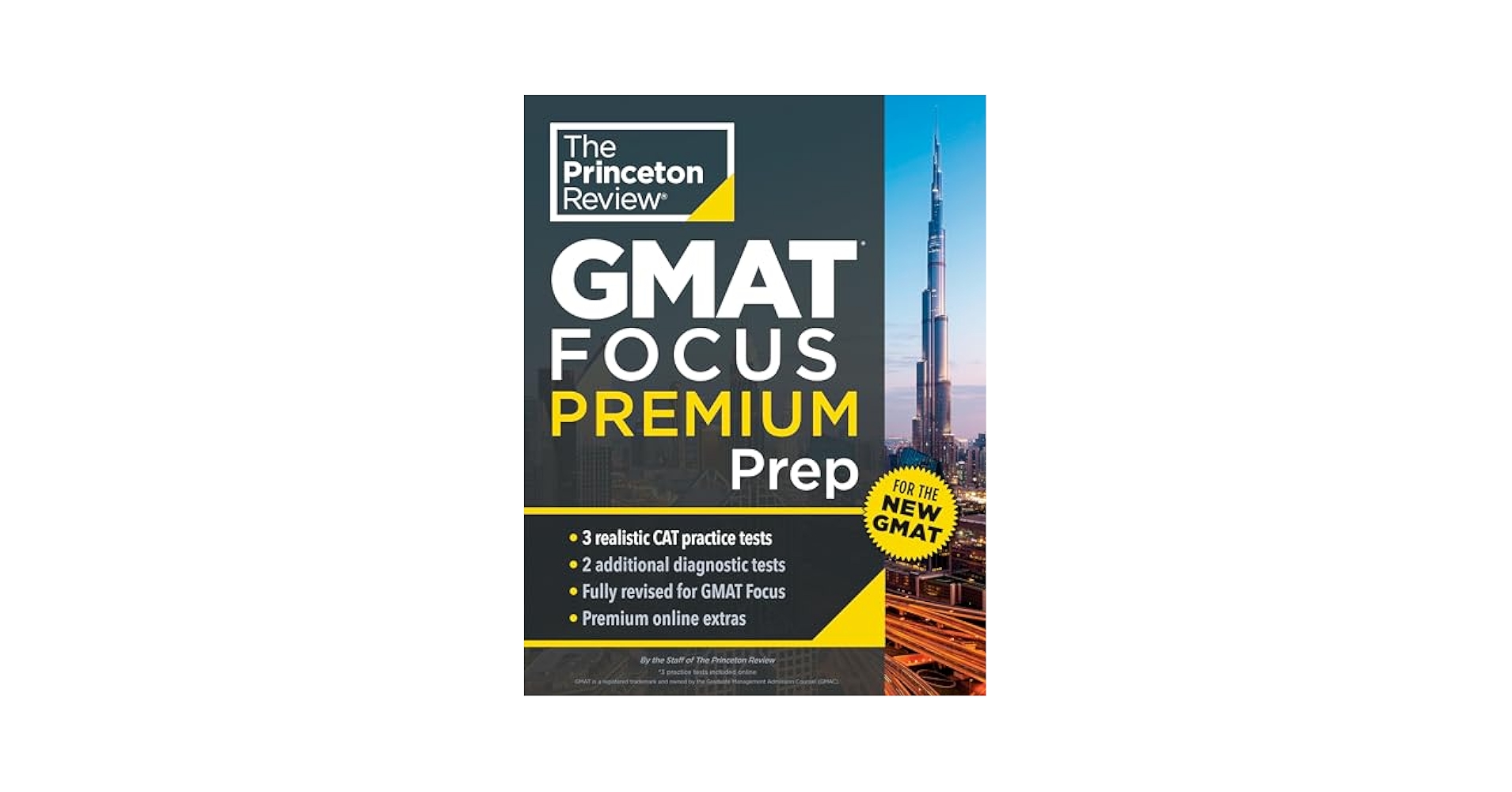 Princeton Review GMAT Focus Premium Prep: 3 Full-Length CAT