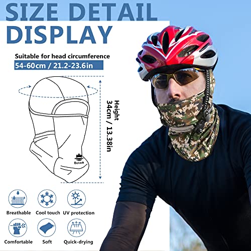Image of Balaclava Ski Mask, Sun UV Protection Breathable Full Head Face Mask for Men Women Skiing Cycling