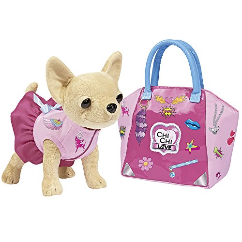 Chi Chi Love - Peluche con Bolso, Color Rosa/Azul (Simba 5892313)