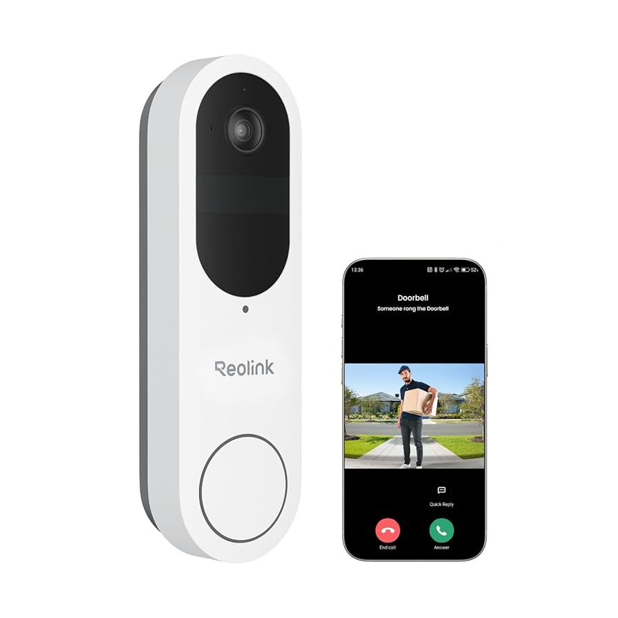 Amazon.com: REOLINK Wireless Video Doorbell Camera, Battery