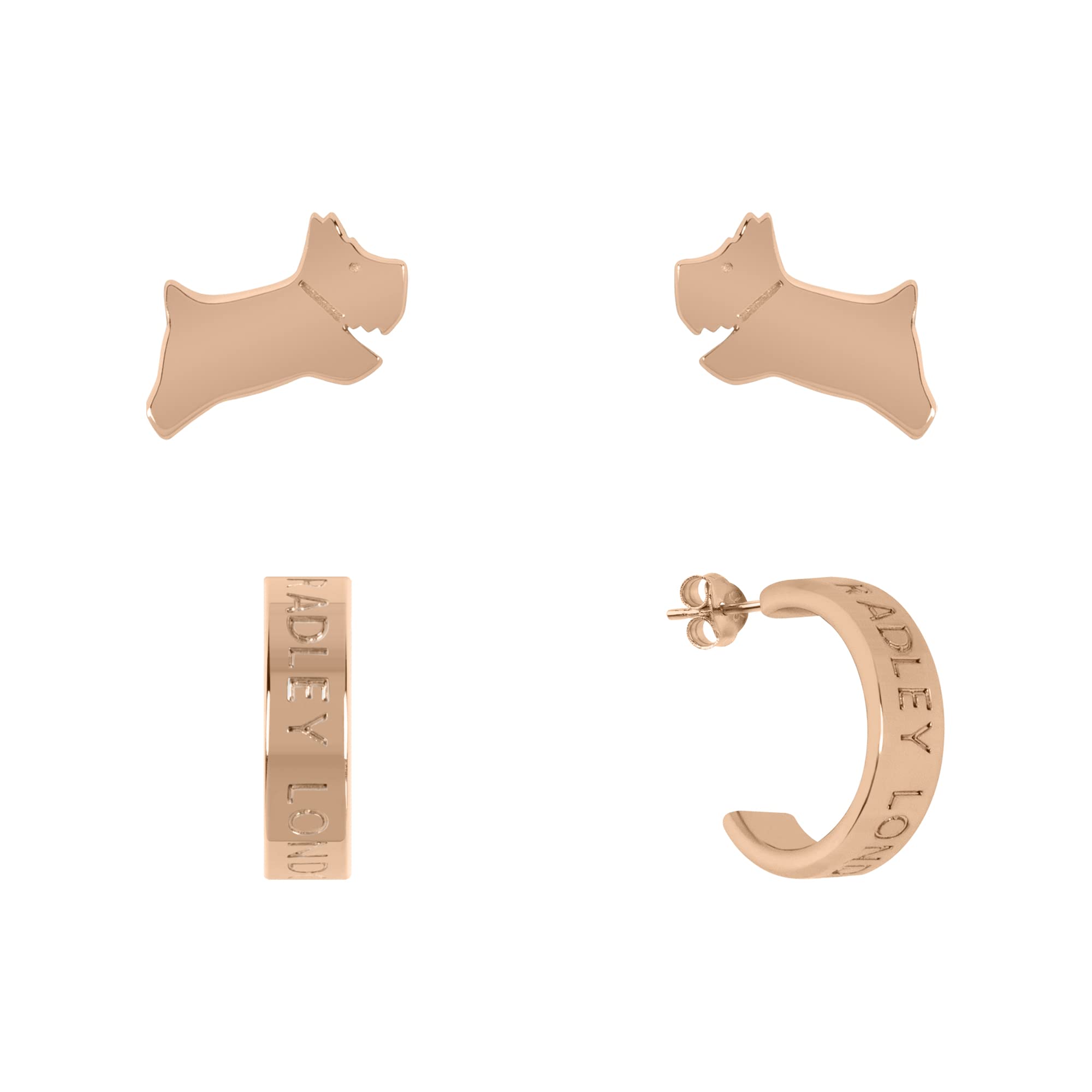 Orecchini con perno a forma di cuore • Bambini World