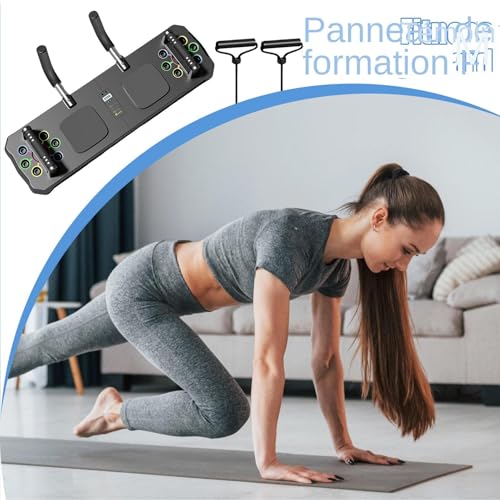Tablero de entrenamiento abdominal multifuncional con cuerdas 3