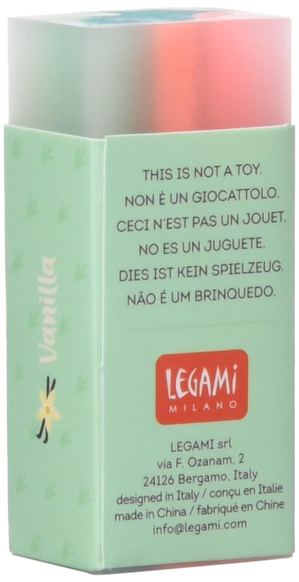 Legami GP0003 Gomma Profumata Jelly Friends 2,2x5 cm Tema Dino Aroma Vaniglia