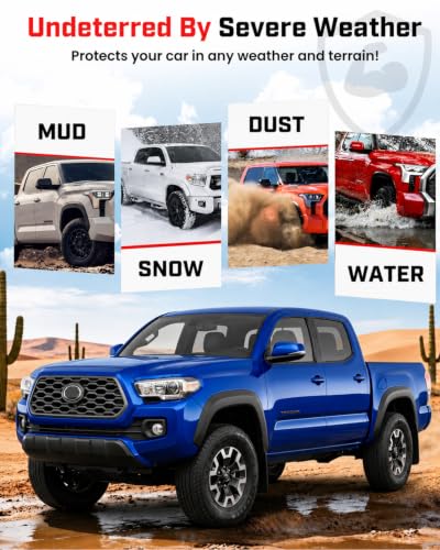 Image of Autorder Mud Flaps for 2016-2023 Toyota Tacoma Accessories All-Weather Splash Guards Protect Paint Mudflap No Drilling Required Mud Guard Set 4PCS
