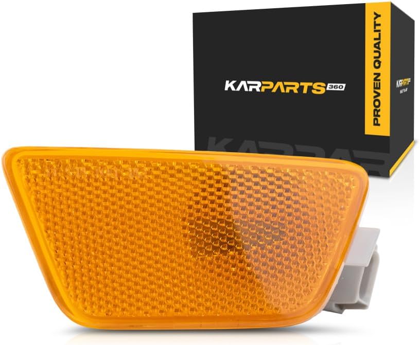 KarParts360 For Chevy Cruze Signal Marker Light Assembly 2011 2012 2013 2014 2015 Passenger Side For GM2551198 | 42334145